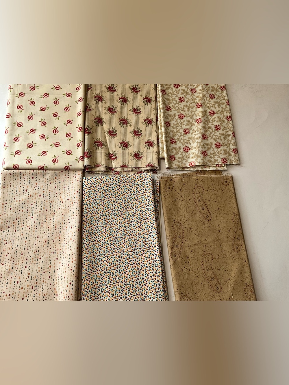 Quilting Sewing Material Lot Moda Fabrics #14544 Windham #26597 Holiday Colors